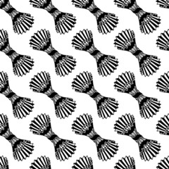 Poster - Shuttlecock pattern seamless background texture repeat wallpaper geometric vector