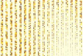  Light Yellow, Orange vector texture with colored snowflakes.