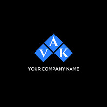 VAK Letter Logo Design On White Background. VAK Creative Initials Letter Logo Concept. VAK Letter Design. 