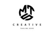 MTS creative circle three letter logo