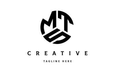 Sticker - MTS creative circle three letter logo