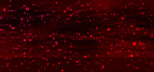 Futuristic Digital Technology Vector Background. Cyber Attack, Ransomware, Malware, Scareware Concept