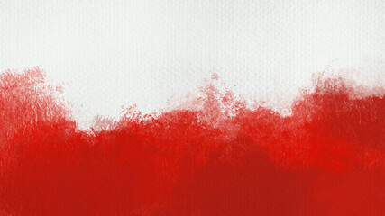 Wall Mural - Red watercolor paper texture background