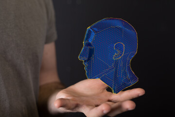 Poster - Brain head human mental idea mind