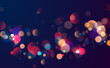 © ket4up - Colorful bokeh lights background. Blurred circle shapes. Vector illustration