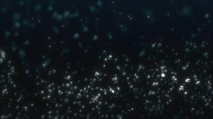 Wall Mural - Dark Air Bubbles