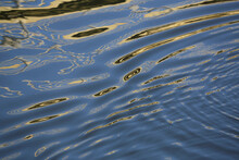 A Close-up Of Reflections In The Water
