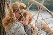 © rubchikova - Mother with her baby outdoor. Mother and daughter