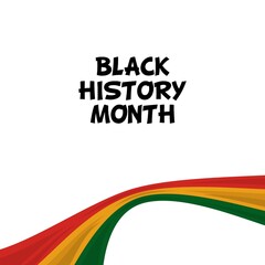 Poster - Celebrate black history month african american history celebration illustration