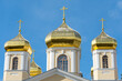 domes of the Church of the Saints of Moscow in Nizhny Novgorod