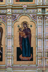 Wall Mural - Icon. The Virgin Mary with the infant Jesus