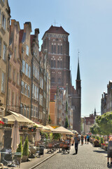 Canvas Print - Gdansk old town, HDR Image