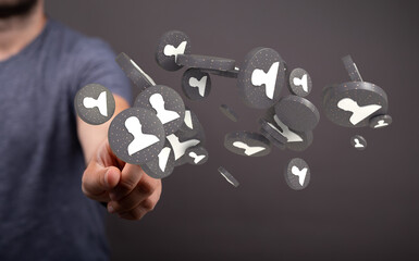 people network structure hr - human resources management and recruitment
