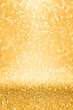 Gold glitter champagne bubble background for 50th anniversary or Christmas gliter
