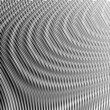 Dynamic abstract linear vector monochrome texture with round forms and moire effect. Monochrome background saver for interior decor, wall panel, mobile apps, business card, image of blog. 
