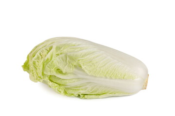 Wall Mural - Chinese cabbage isolated on white background.