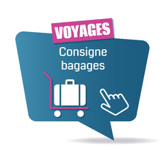 Poster - Logo consigne bagages.