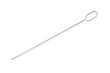 Metal skewer isolated on a white background