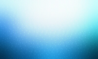 Poster - Bright blue textured background decorated sparkling wave lines.