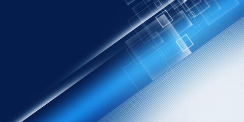 modern blue abstract background, the look of blue gradient vibrant color, light lines on a blue back