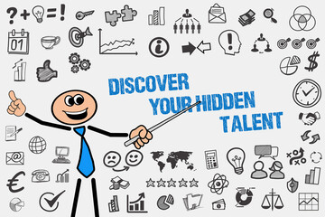 Wall Mural - Discover your hidden talent