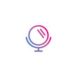 © sadajiwa - Mirror salon outline gradient icon vector