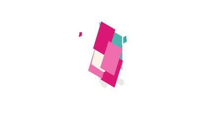 Poster - Two books icon animation isometric best object on white backgound
