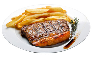 Canvas Print - Picanha with fries