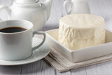 Fototapeta Dinusie - Brazilian Traditional white cheese, known as 