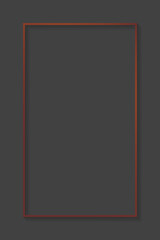 Wall Mural - rectangle bronze frame on gray background vector