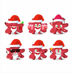 Sticker - Santa Claus emoticons with minunacovirus cartoon character