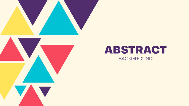 colorful triangle pattern background