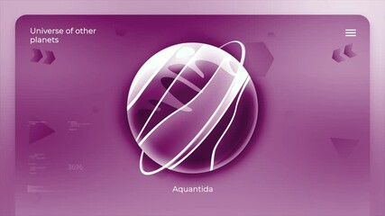 Poster - Abstract colorful credit card design with an unknown planet. Motion. Cosmic background with round shaped space object on a bank card.