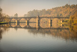 Ancient roman bridge of Ponte da Barca, ancient portuguese village in the north of Portugal.