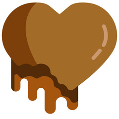 Poster - chocolate flat icon