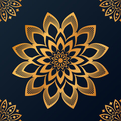 Wall Mural - Luxury ornamental mandala design background