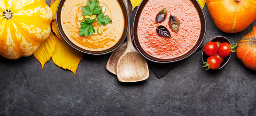 Poster - Tomato and pumpkin soup