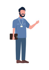 Wall Mural - male doctor bearded