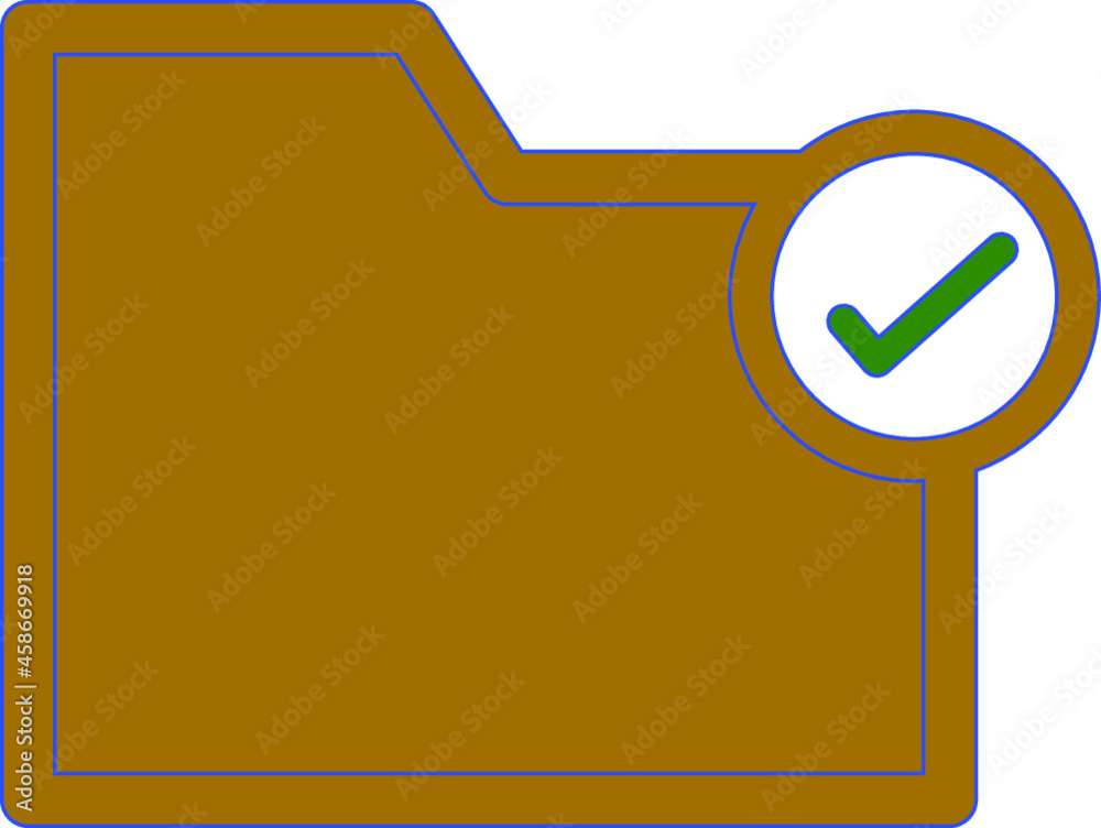Folder fill sign, icon, web, folder, symbol, box, business, vector ...