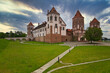 MIR, BELARUS - September 17, 2021: the architectural monument of the Mir Castle