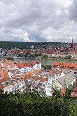 Canvas Print - Main und Altstadt in Würzburg