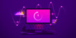 © hobbitfoot - Online downloading and uploading speed test, website loading speed web template, internet speed check.