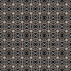 Canvas Print - Modern Geometric Tech Seamless Pattern