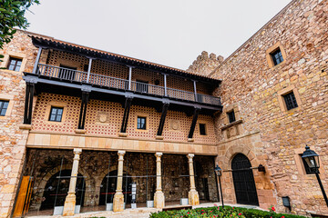 Canvas Print - building in the old town