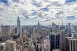 Fototapeta  - New York City Manhattan midtown buildings skyline in September 2021