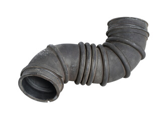 Wall Mural - rubber intake hose (with clipping path) isolated on white background