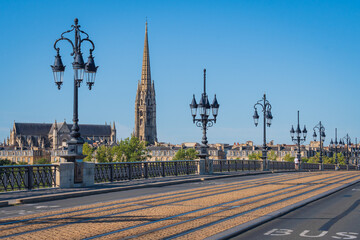 Wall Mural - Cityscape of Bordeaux (France)