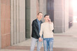 © Ivan Zelenin - Cute gay couple in the city, tender gentle kissing, smiling