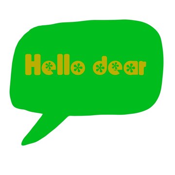 hello dear message for relatives