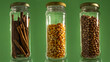 © Angela - Reutilização de potes de vidro comprados em lojas para armazenar outros alimentos em casa. DIY. Reutilização de potes de produtos comprados em lojas.